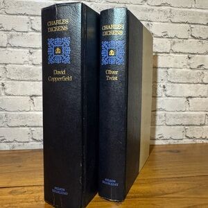 Charles Dickens Book Set - Black